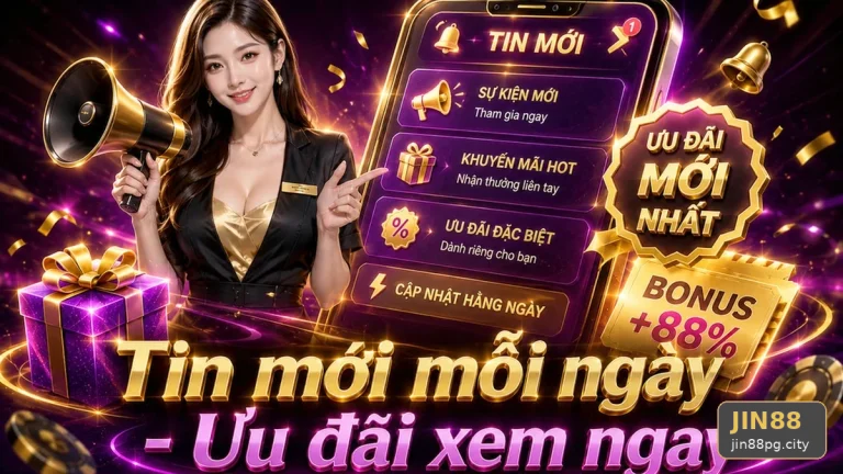 Hướng Dẫn JIN88 Tại jin88pg.city: Đánh Giá Trải Nghiệm Điện Thoại Khi Đọc Tin Mới, Ưu Đãi Và Điều Kiện Khuyến Mãi