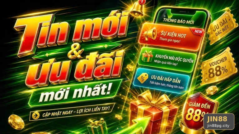 Hướng Dẫn JIN88: Giải Thích Biểu Tượng, Tính Năng Và Quy Trình Nhận Ưu Đãi Tại jin88pg.city