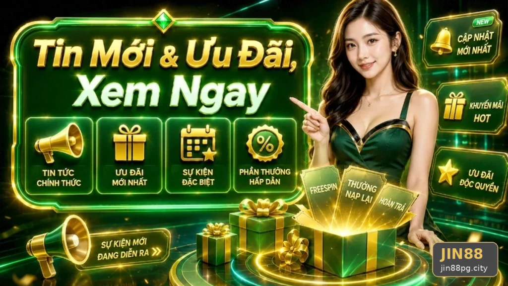 Tổng Hợp Câu Hỏi Thực Tế Về Tin Mới, Ưu Đãi Và Điều Kiện Khuyến Mãi Khi Hướng Dẫn JIN88 Tại jin88pg.city