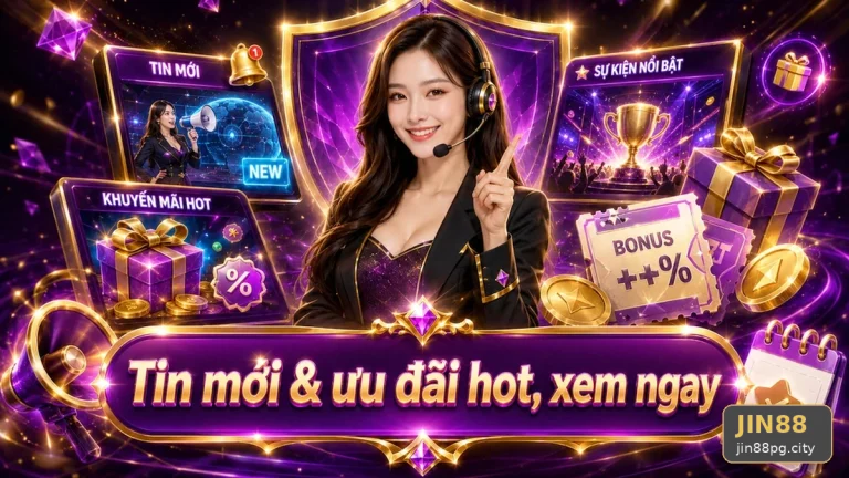 Hướng Dẫn JIN88 Tại jin88pg.city: Giải Thích Khái Niệm, Thuật Ngữ Cốt Lõi Về Tin Mới, Ưu Đãi Và Điều Kiện Khuyến Mãi