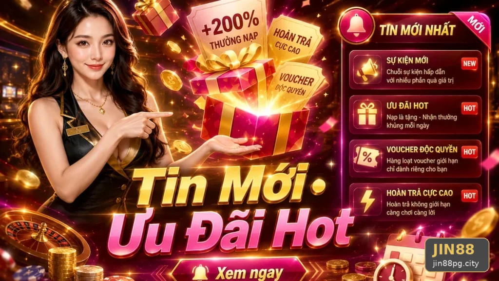 Tin Tức JIN88 Tại jin88pg.city: Phân Tích Dữ Kiện, Rủi Ro Và Giới Hạn Ngân Sách Khi Đọc Tin Khuyến Mãi