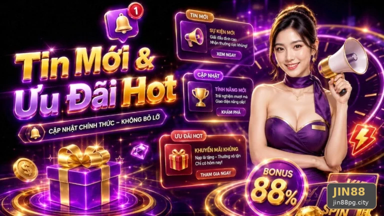 Tổng Hợp Câu Hỏi Thực Tế Về Tin Tức JIN88, Ưu Đãi Và Điều Kiện Khuyến Mãi Trên jin88pg.city